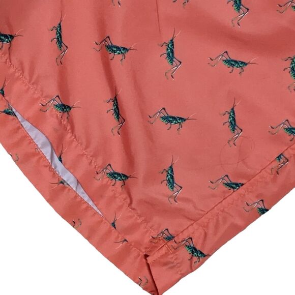 Polo Ralph Lauren men's cricket grasshopper print swim shorts poly size Medium - Picture 8 of 11